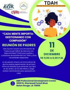 Spanish version of meeting flyer.